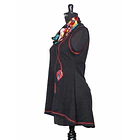 minivestido Jumper Aurora Negro rojo sc 4