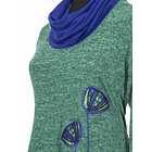 Sweater Caleu verde azul sc 4
