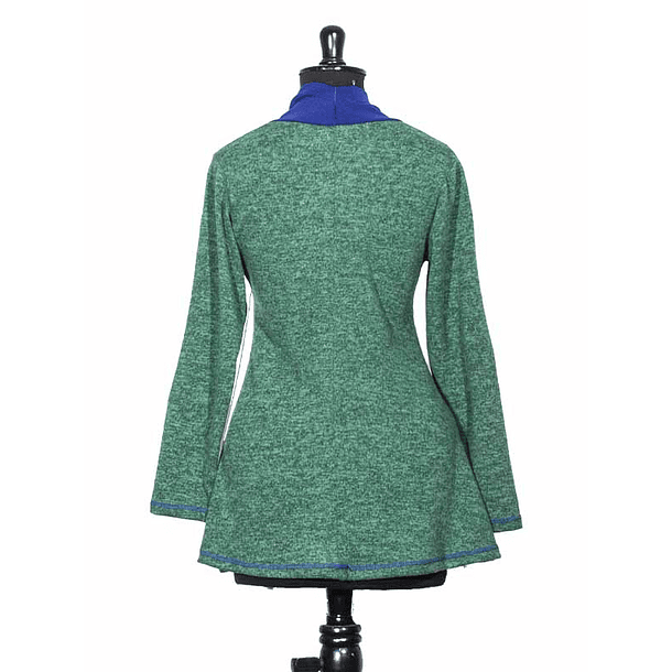 Sweater Caleu verde azul 6