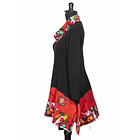 Sweater Kiran lanilla  Negro rojo 6