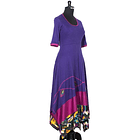 Vestido Acaena Algodón pima Morado KS10 3