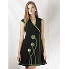 Vestido doble cruce Lilian azul SALE ER SC 5