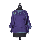 Poleron Elqui algodón pima morado 1