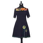 Vestido Dafne azul marino 1