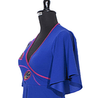 Vestido largo cipres azul 5