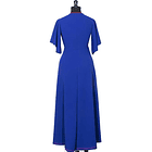 Vestido largo cipres azul 7