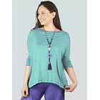 Polera renata  manga 3/4 sale colores 3X2 16