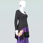 Poleron Palena negro en algodón 3