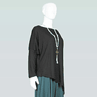 Poleron Arce en canuton negro 3X2 7