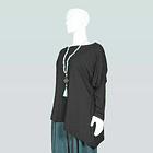 Poleron Arce en canuton negro 3X2 2