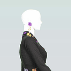 Sweater Ayllu en lanilla Canuton Negro morado 7