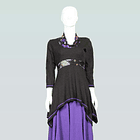 Sweater Ayllu en lanilla Canuton Negro morado 1