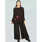 Polerón Sisa en lanilla turquesa 9