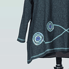 Polerón Sisa en lanilla turquesa 6