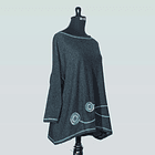 Polerón Sisa en lanilla turquesa 3