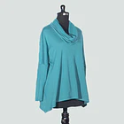 Poleron Alerce básico  turquesa 3