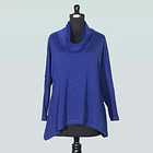 Poleron Alerce básico  Azul 1