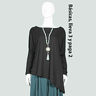 Poleron Arce en canuton negro 3X2 1