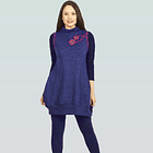 Vestido Jumper lanilla Meli Azul  sc 3