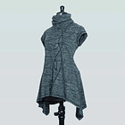 Poleron Jumper bolsillos Colibrí turquesa 2