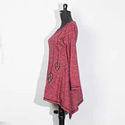 Poleron bolsillos Calafate Carmín 4