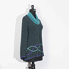 Sweater Caleu turquesa sc 3