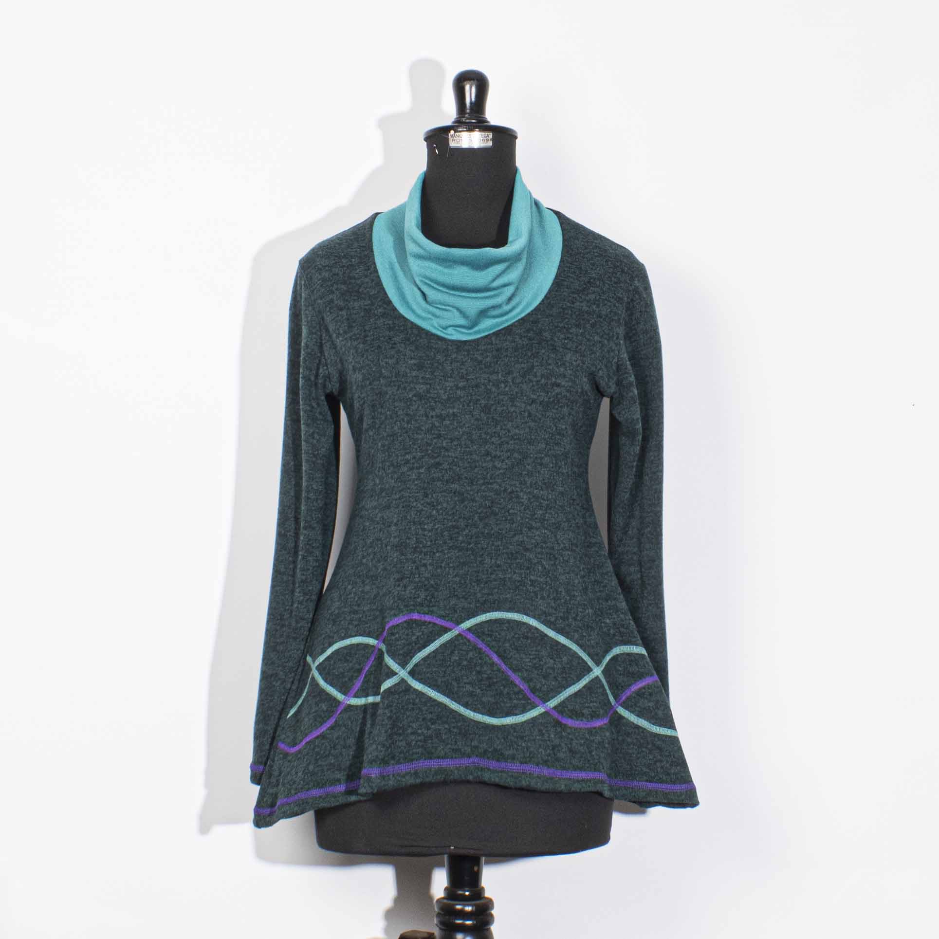 Sweater Caleu turquesa S/M