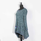 Poleron bolsillos Calafate turquesa 2