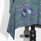 Poleron bolsillos Calafate turquesa 5