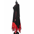 Vestido largo Futrono negro a pedido 2