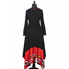 Vestido largo Futrono negro a pedido 6