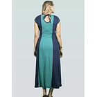 Vestido Amanda AZUL TURQUESA KS8- 3