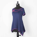 Polera Palena azul– Algodón Modal Nacional 2