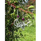 Aros Bolen Aluminio, piedra y semilla 7