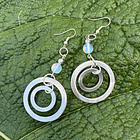 Aros Bolen Aluminio, piedra y semilla 9