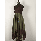 Vestido Isidora Imperio de Lino y Scuba 2