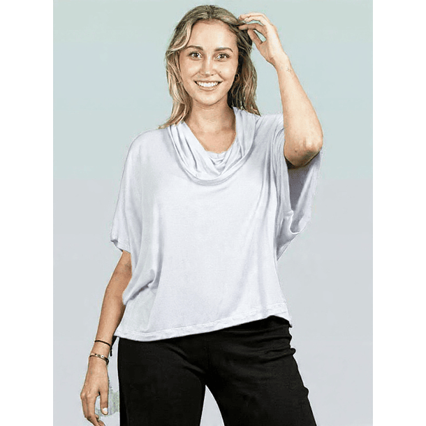 Blusón Chadi algodón blanco 1