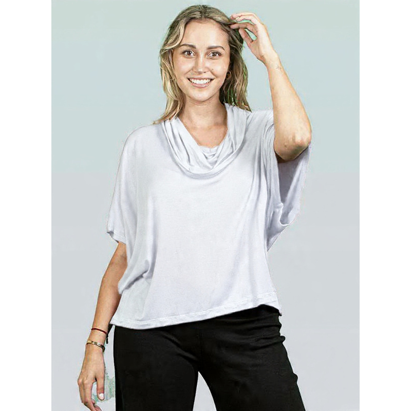 Blusón Chadi algodón blanco