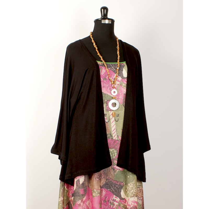 Tapado Kimono Alfonsina negro