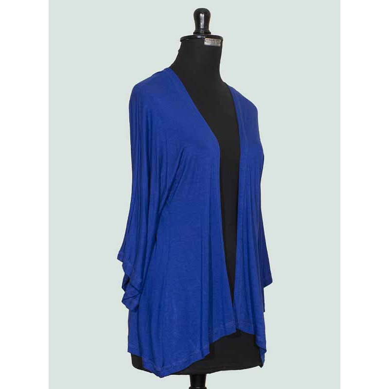 Tapado Kimono Alfonsina azul rey