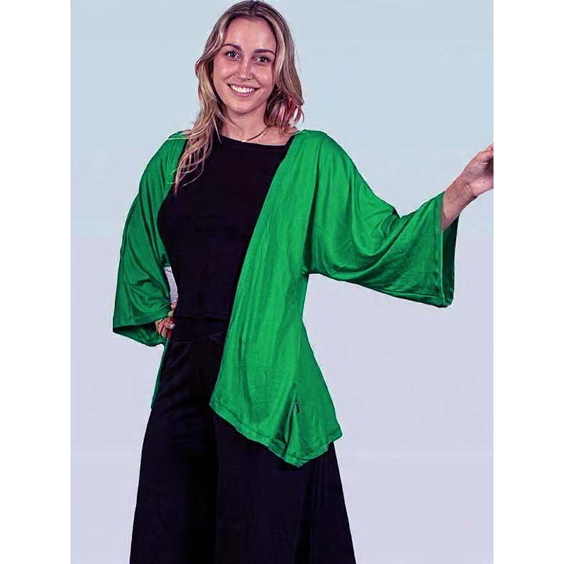 Tapado Kimono Alfonsina verde