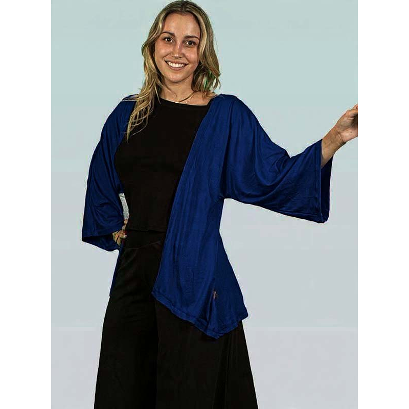 Tapado Kimono Alfonsina AZUL MARINO