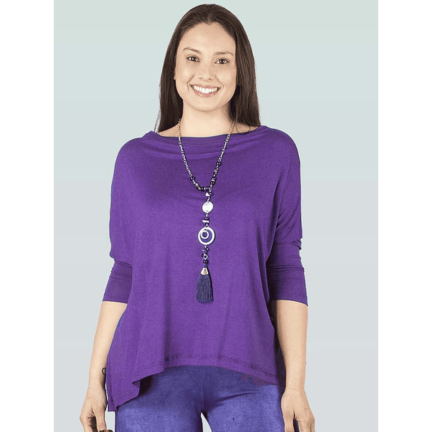 Polera renata morado 1