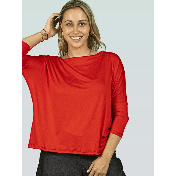 Polera renata rojo 1