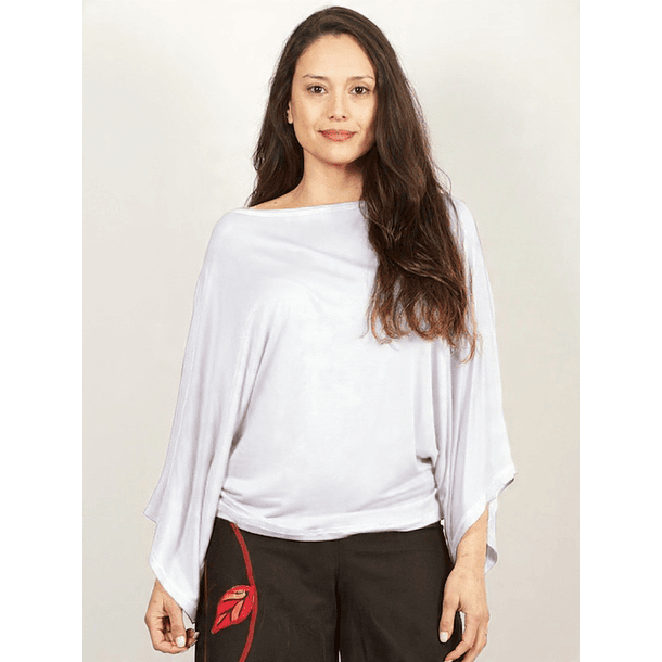 Bluson Kalu algodón blanco 1