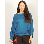 Bluson Kalu algodón azul petróleo 1