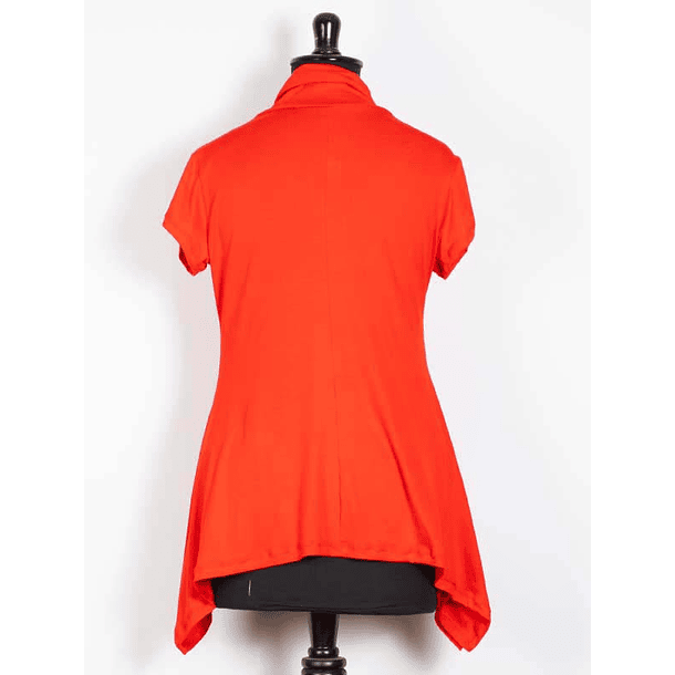 Polera algodón Paz rojo 3