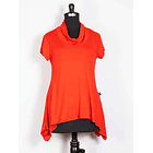 Polera algodón Paz rojo 4