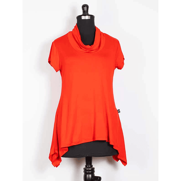 Polera algodón Paz rojo 4