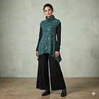 Poleron Jumper bolsillos Colibrí turquesa 7